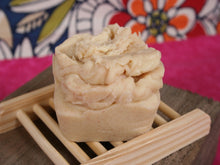 Load image into Gallery viewer, unsoap butter scrub bar with pink himalayan salt exfoliant